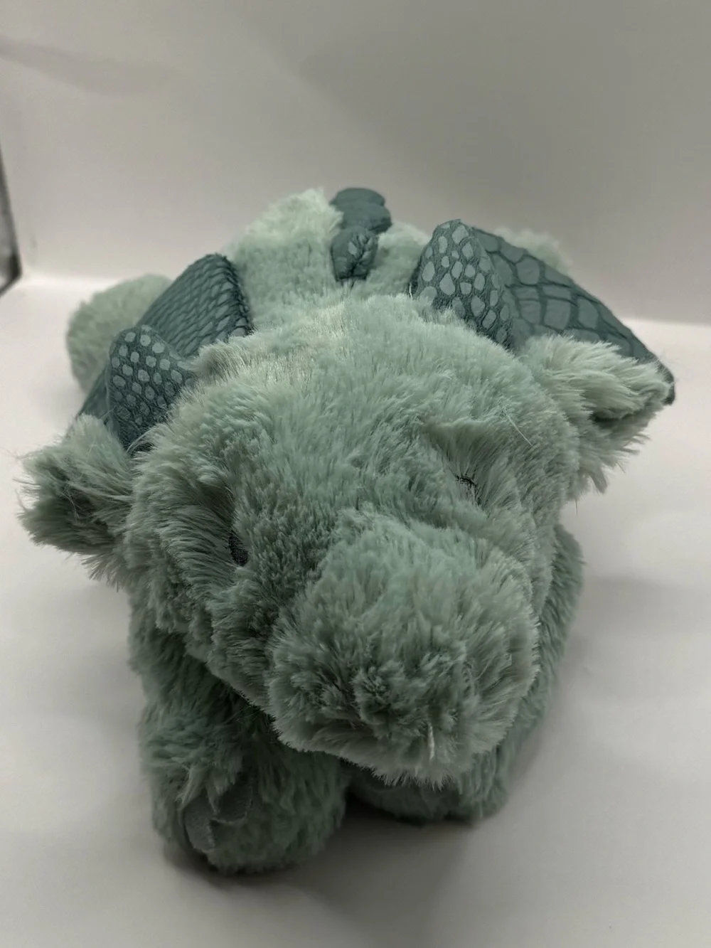 Carters Sage Green Dragon Dinosaur Stuffed Animal Plush